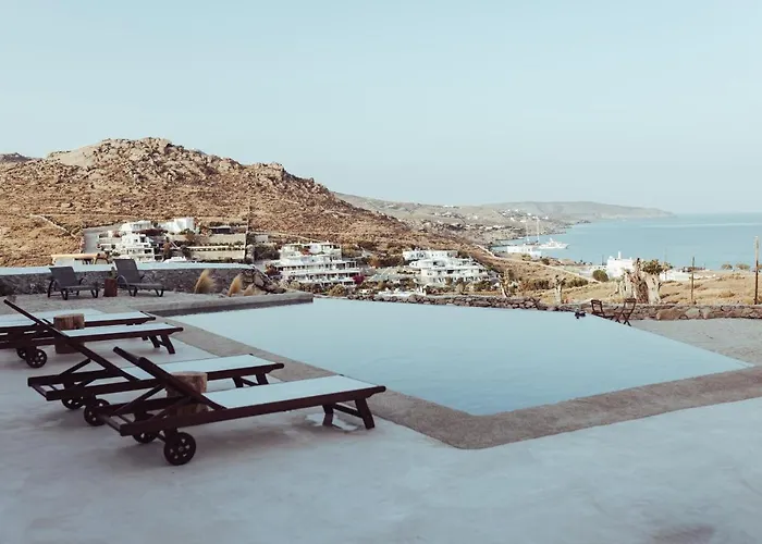 M-vibes Mykonos Lägenhetshotell Kalafati