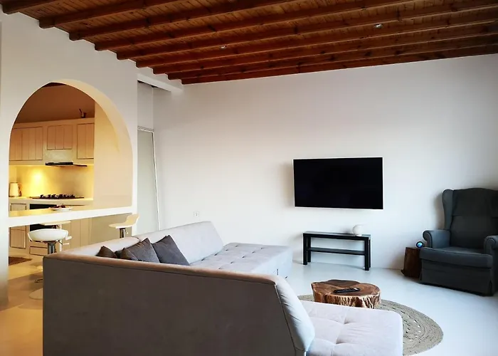 M-vibes Mykonos Lägenhetshotell Kalafati